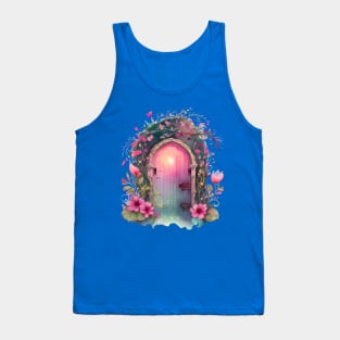 Fairy Door Watercolor 4 Come Through Tank Top